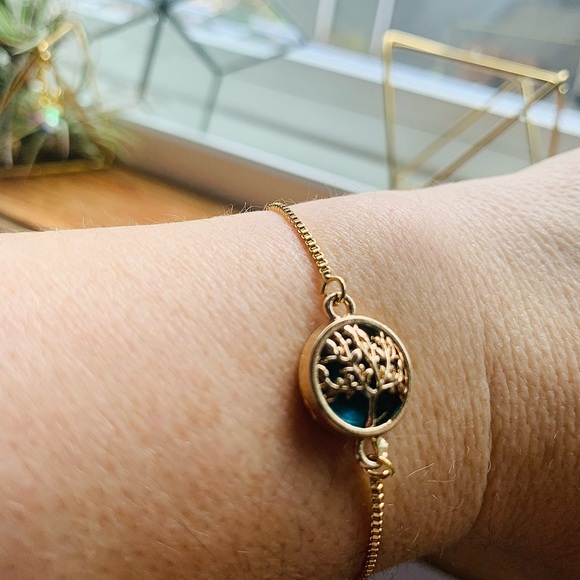 ✨Mother & Daughter Tree of Life Bracelets✨18k Gold Adjustable Bracelet ✨ Mom - Picture 9 of 12